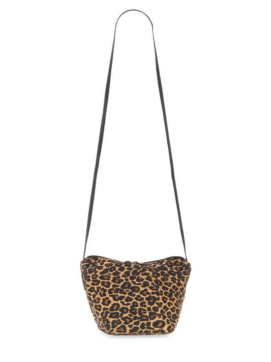 HERVE CHAPELIER MINI BAG WITH ANIMAL PATTERN