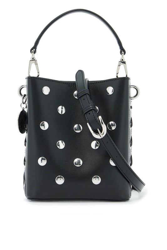 stella mccartney mini bucket bag frayme with studs