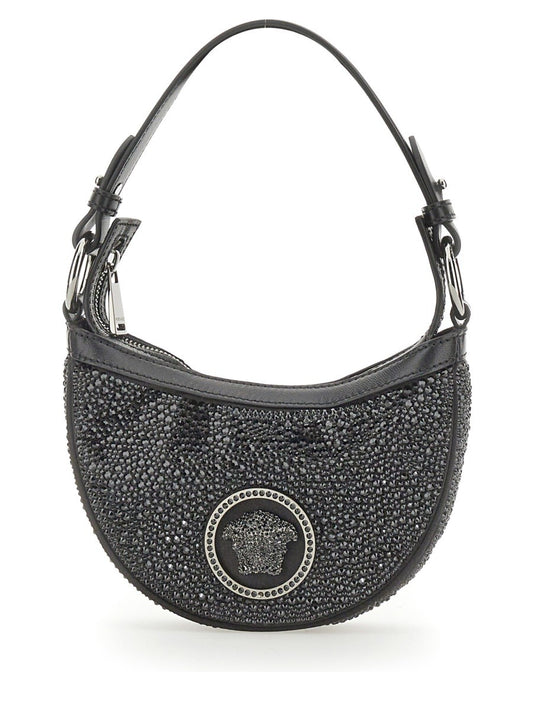 Versace MINI HOBO BAG WITH CRYSTALS