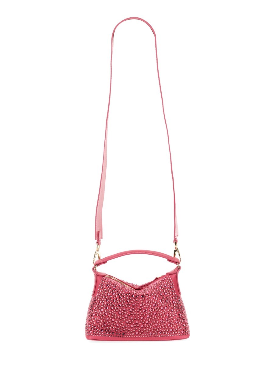 LEONIE HANNE X LIU JO MINI HOBO BAG WITH RHINESTONES