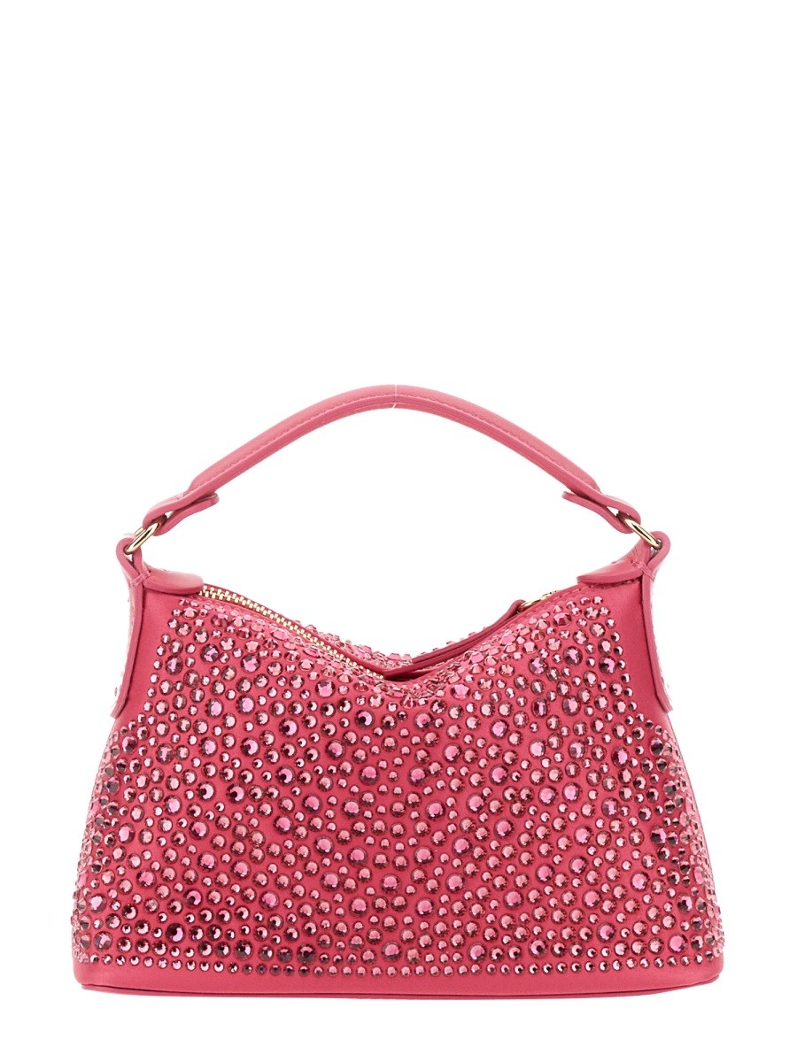 LEONIE HANNE X LIU JO MINI HOBO BAG WITH RHINESTONES