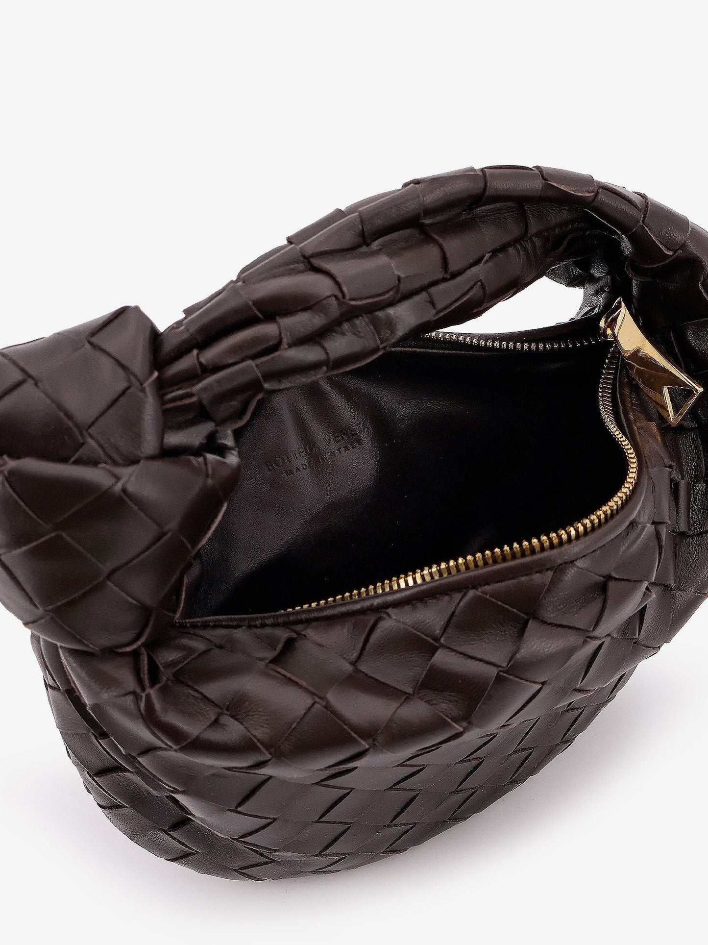 Bottega Veneta Mini Jodie leather handbag with Intrecciato motif
