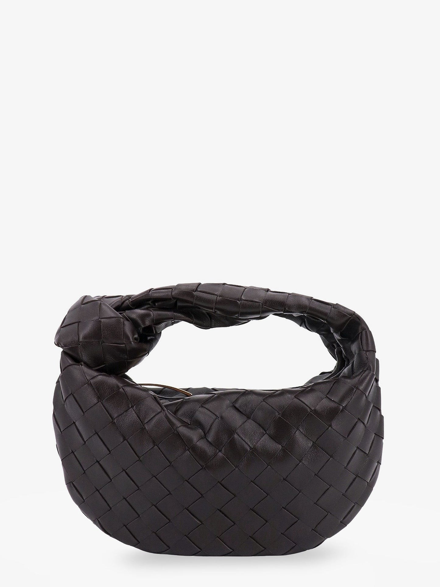 Bottega Veneta Mini jodie leather handbag with intrecciato motif