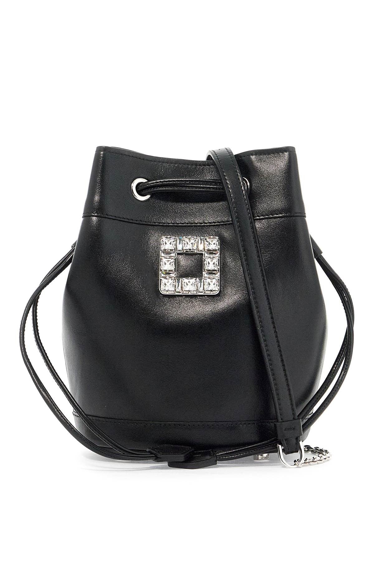 ROGER VIVIER mini leather trã¨s vivier bucket bag