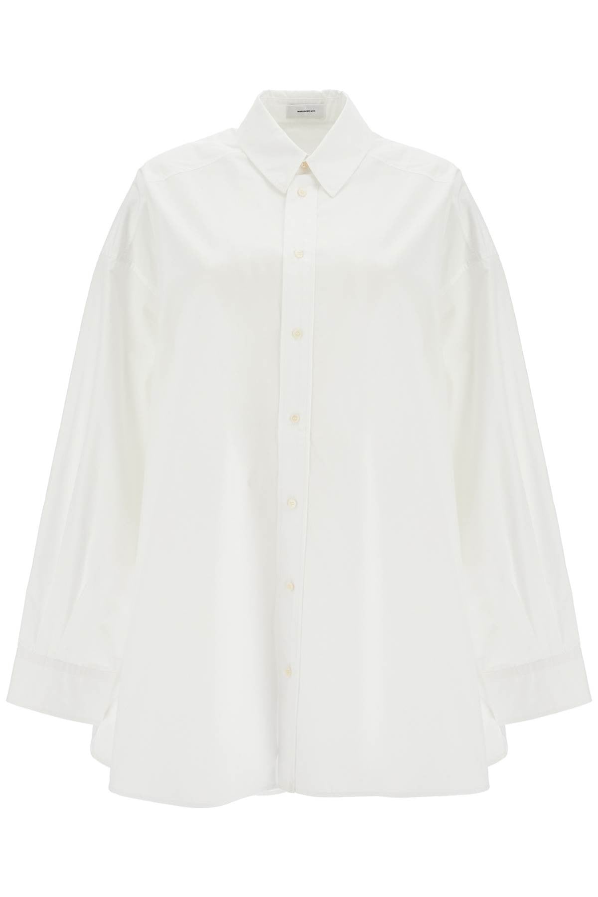 WARDROBE.NYC mini shirt dress with button closure