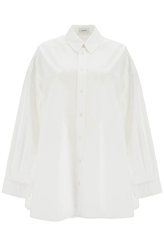 WARDROBE.NYC mini shirt dress with button closure