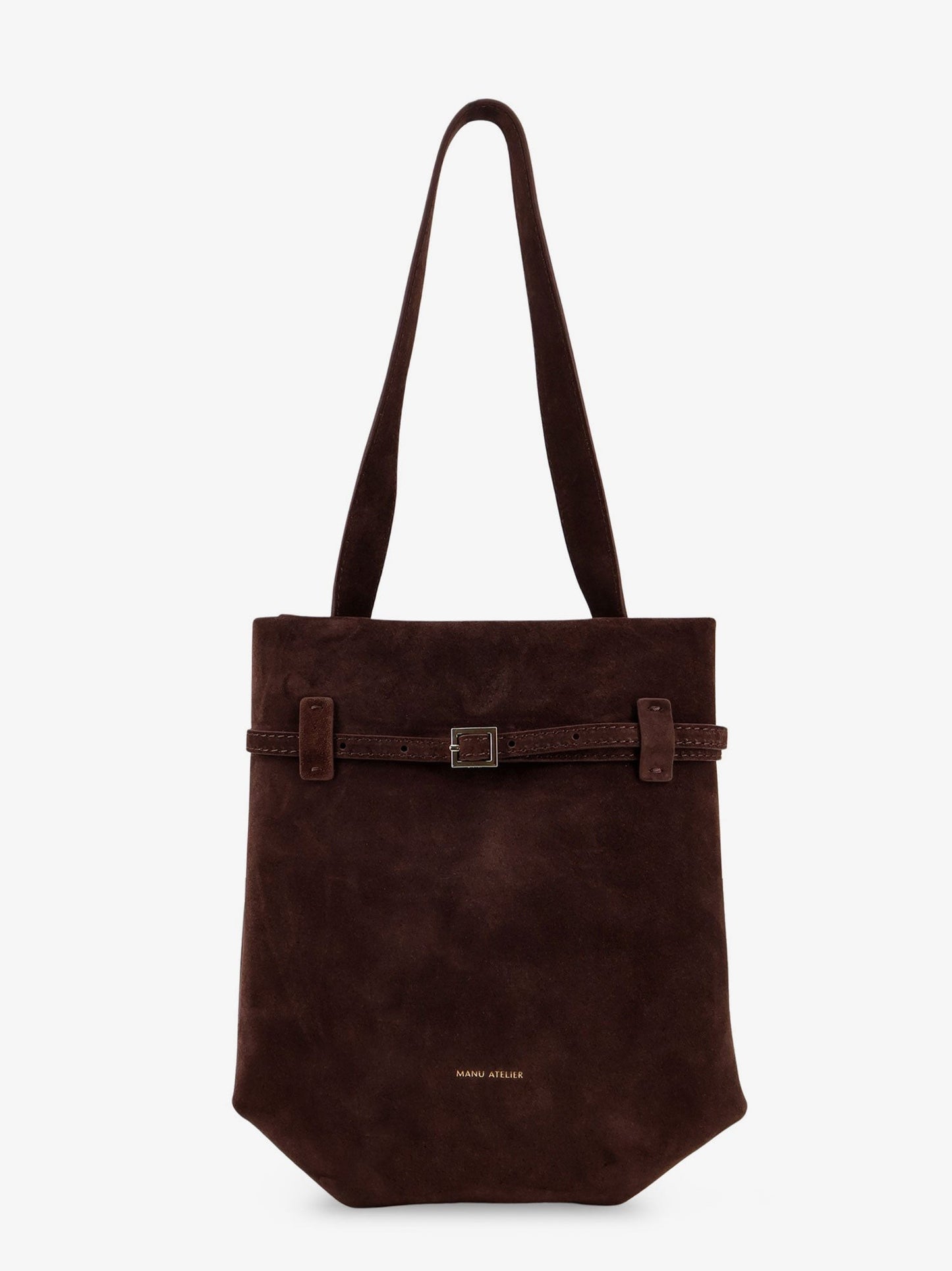 MANU ATELIER Mini Tote Du Jour suede shoulder bag