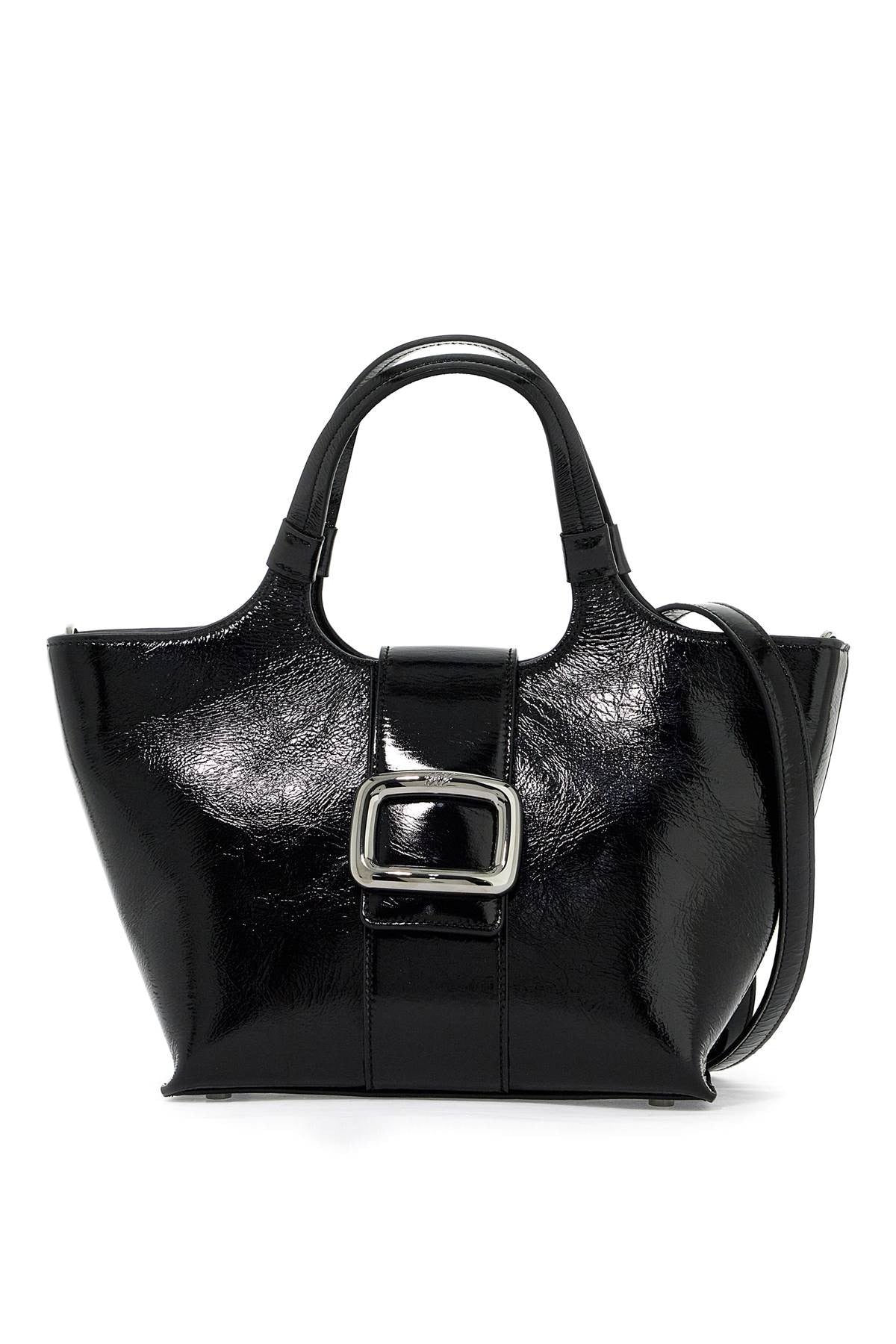 ROGER VIVIER mini viv' chock tote bag in patent