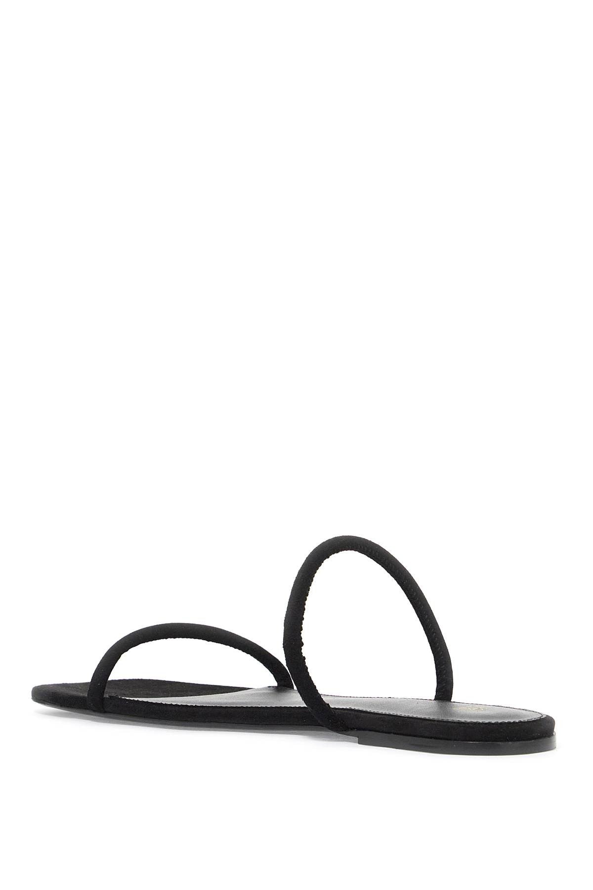 TOTEME minimalist suede leather slides