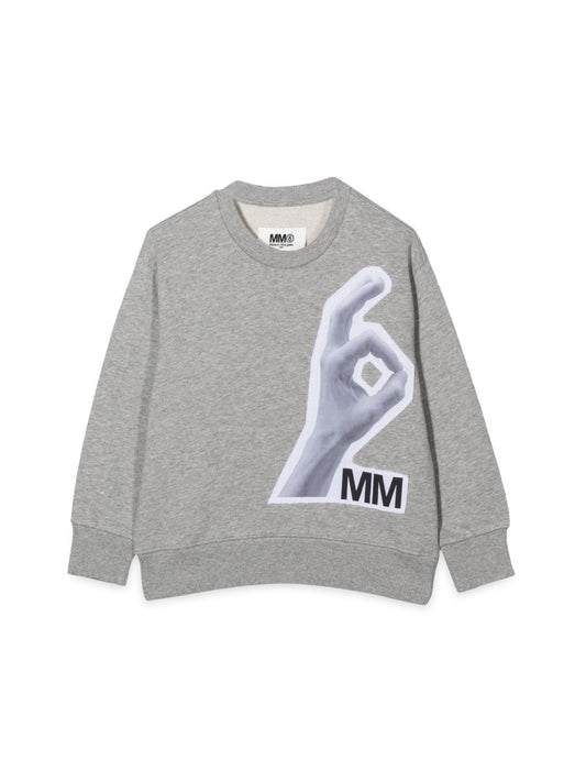 MM6 MAISON MARGIELA MM OK CREWNECK SWEATSHIRT