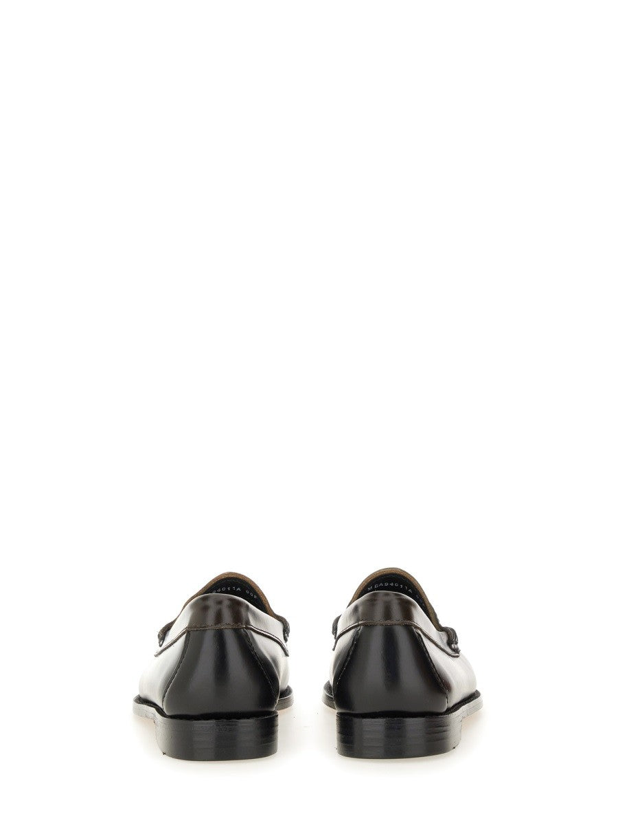 G.H. BASS MOCCASIN "WEEJUNS TRICOLOUR PENNY"