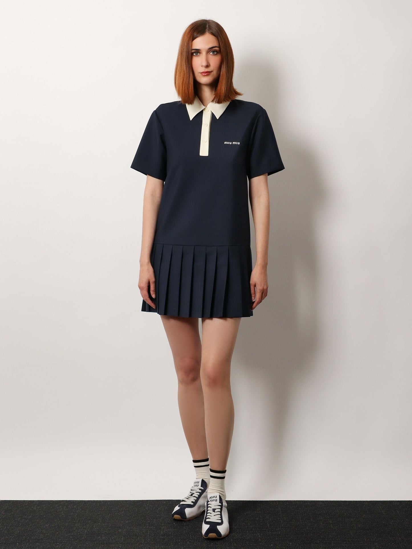 Miu Miu Mohair and virgin wool short dress