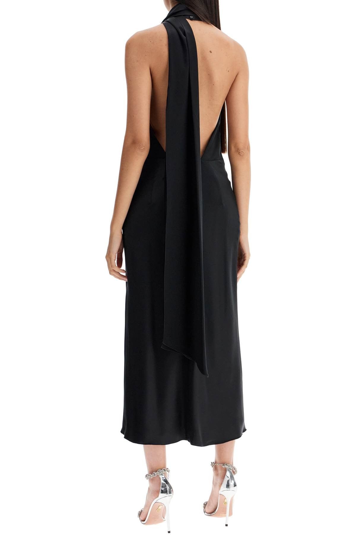 Max Mara 'moli' silk satin midi dress