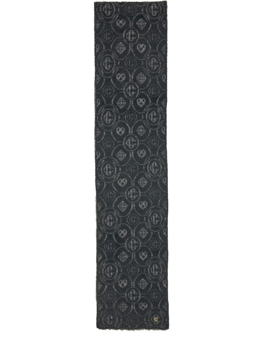 CASABLANCA MONOGRAM "FLUFFY" SCARF