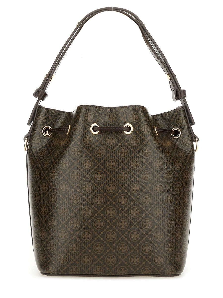Tory Burch MONOGRAM T BUCKET BAG