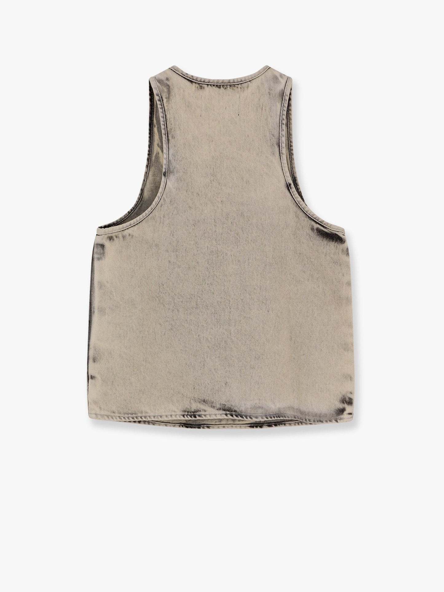 3X1 Moon stone-washed denim tank top
