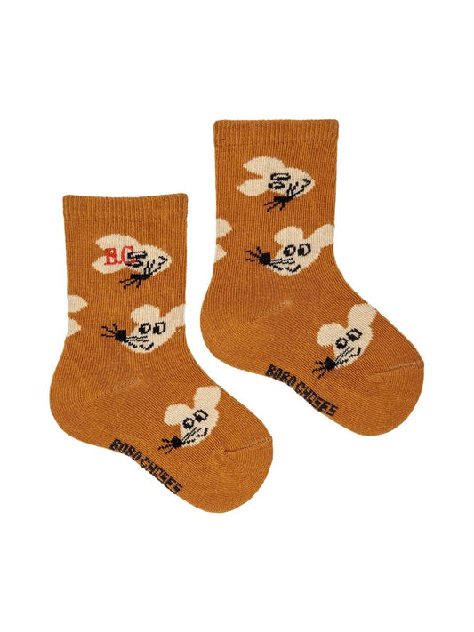 BOBO CHOSES mouse all over long socks