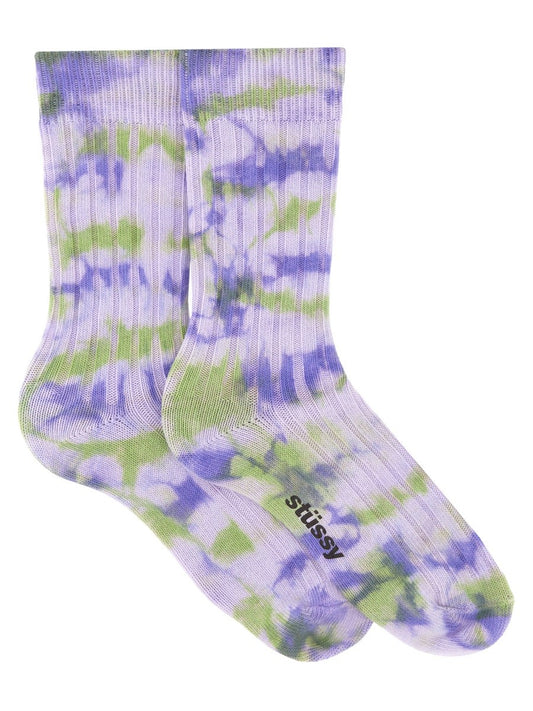 STUSSY MULTI DYED RIBBED SOCKS