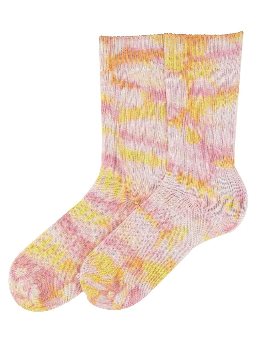 STUSSY MULTI DYED RIBBED SOCKS