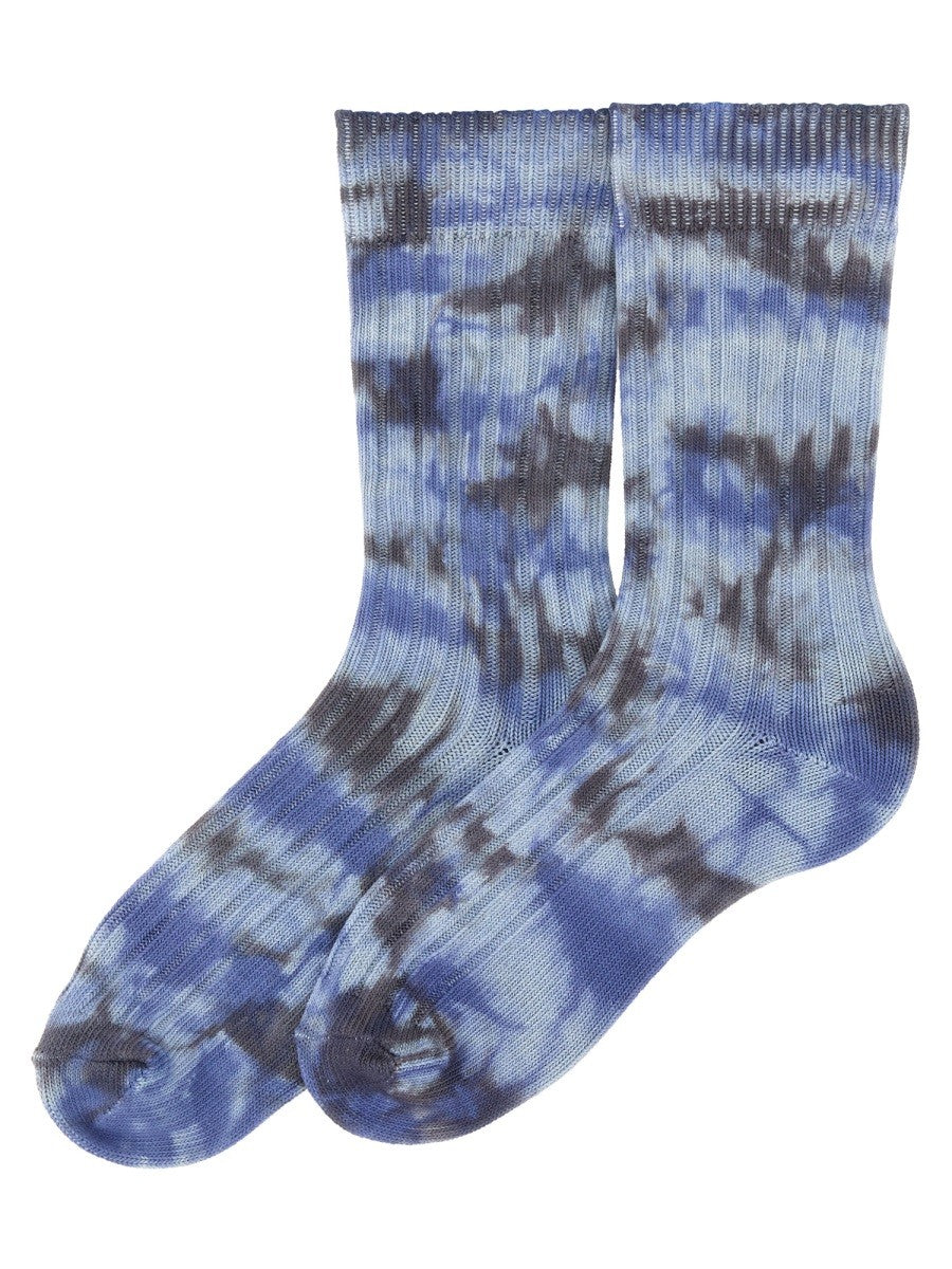 STUSSY MULTI DYED RIBBED SOCKS