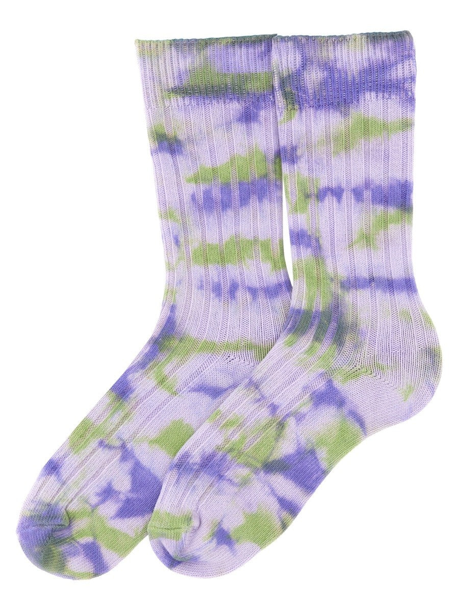 STUSSY MULTI DYED RIBBED SOCKS