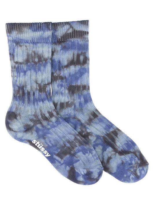 STUSSY MULTI DYED RIBBED SOCKS