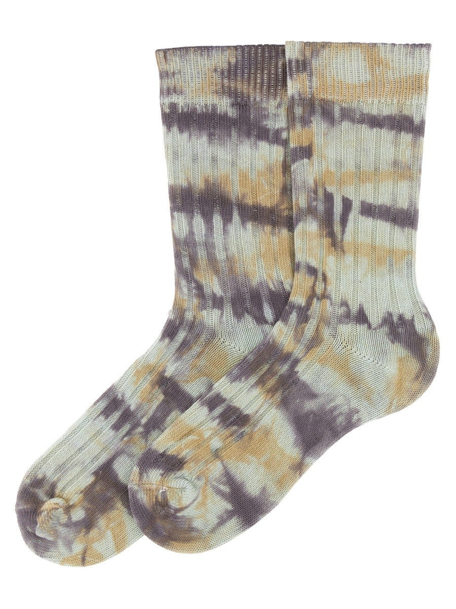 STUSSY MULTI DYED RIBBED SOCKS