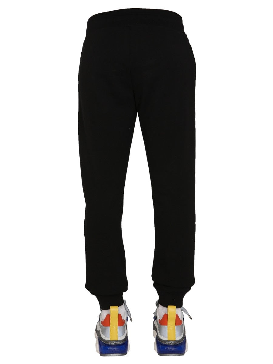 Moschino MULTICOLOR LOGO JOGGING PANTS