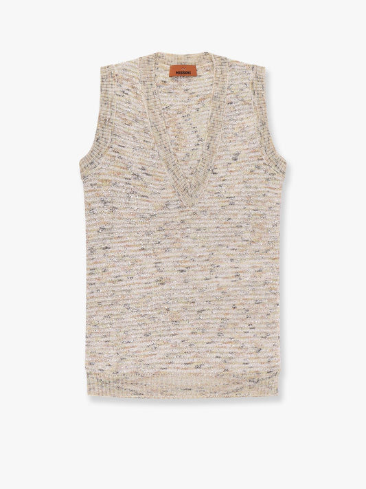 Missoni Multicolor viscose blend top with sequins
