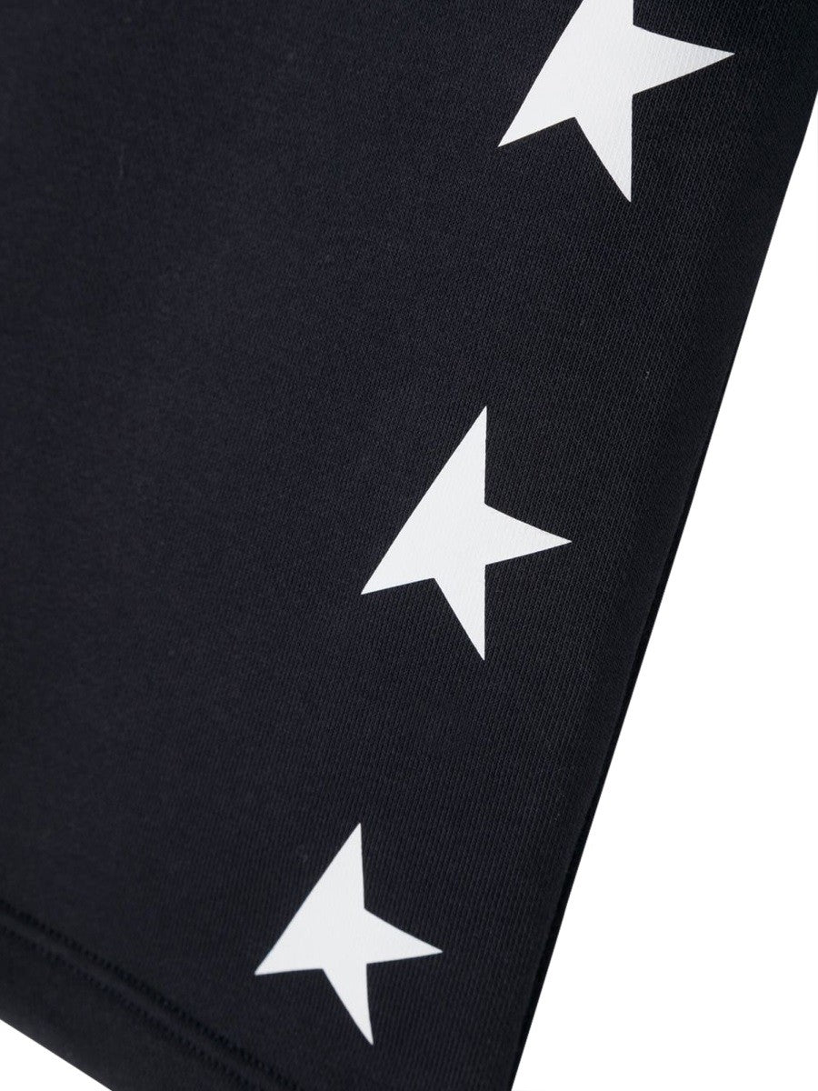 Golden Goose multistar fleece shorts