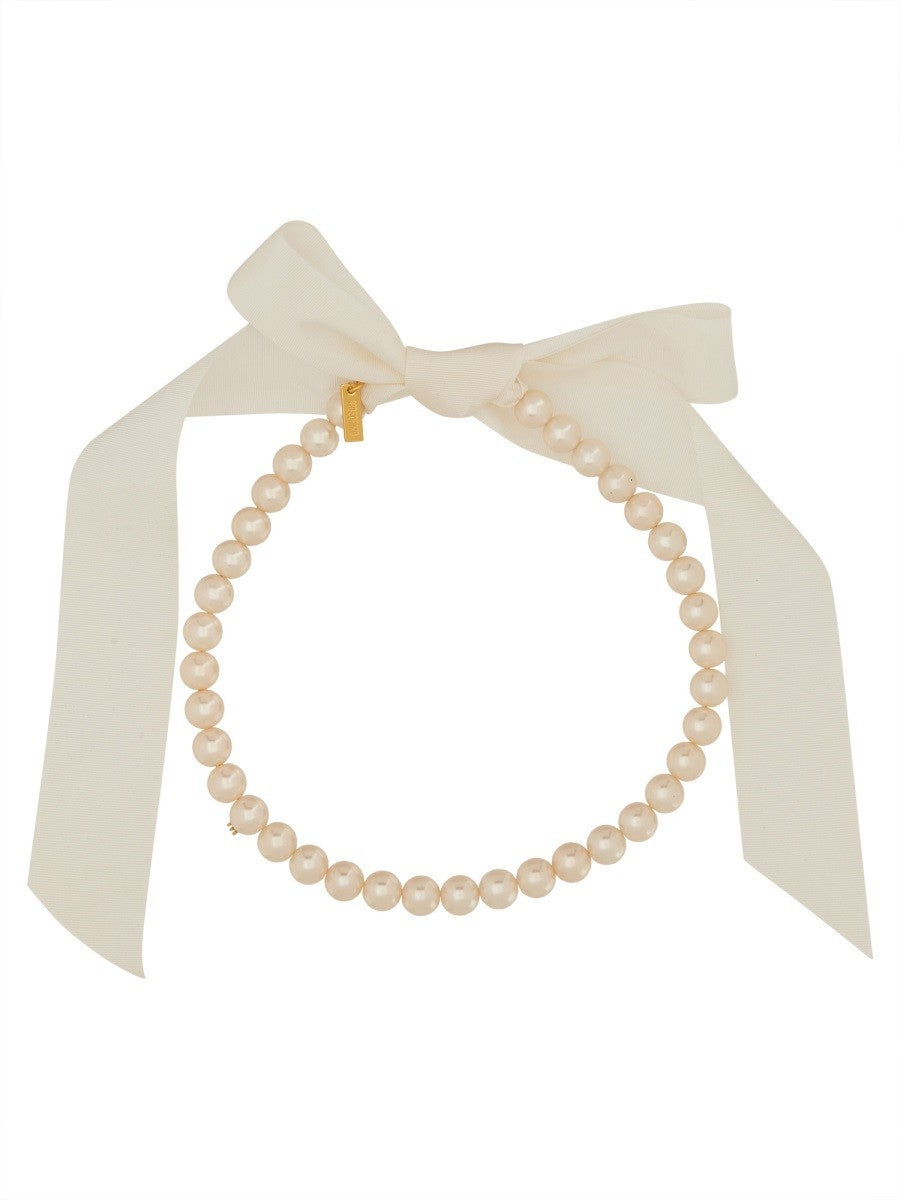 Moschino NECKLACE WITH PEARLS