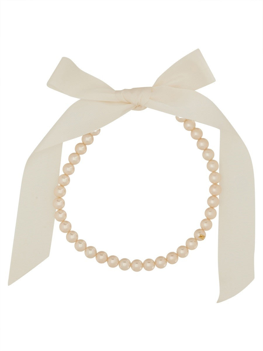 Moschino NECKLACE WITH PEARLS