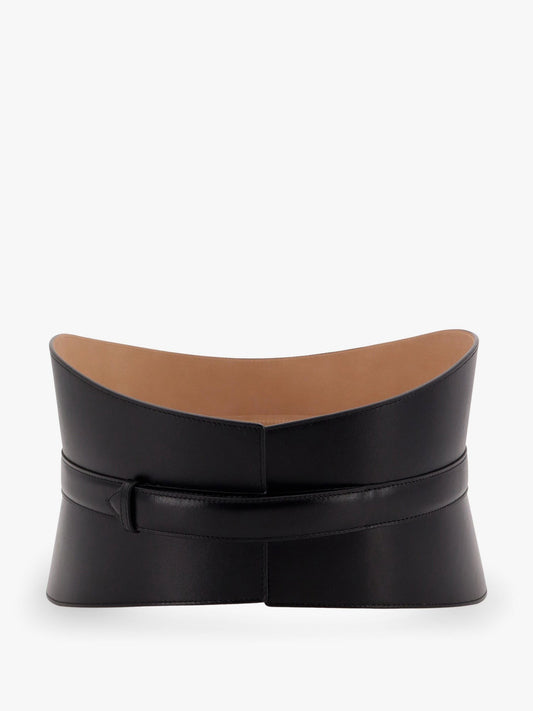 ALAIA Neo bustier leather corset
