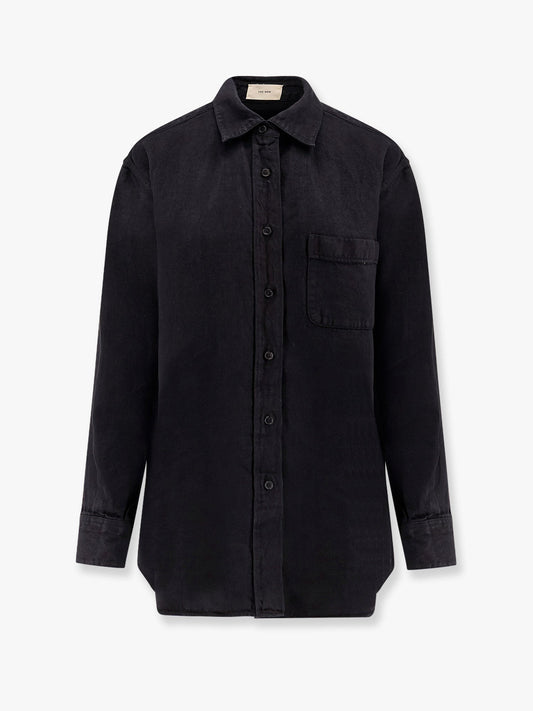 THE ROW Nesson linen shirt