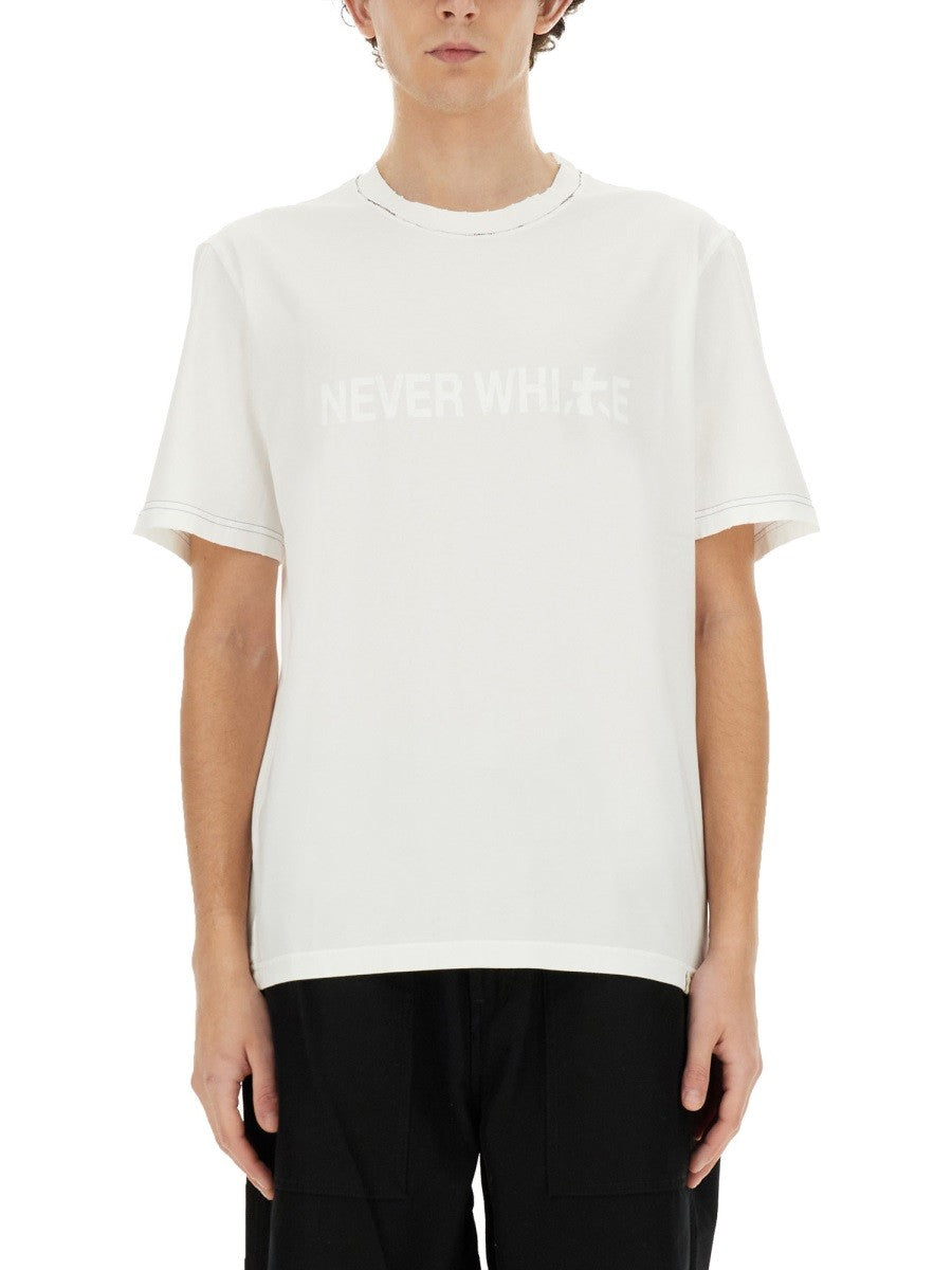 Premiata "NEVER WHITE" T-SHIRT