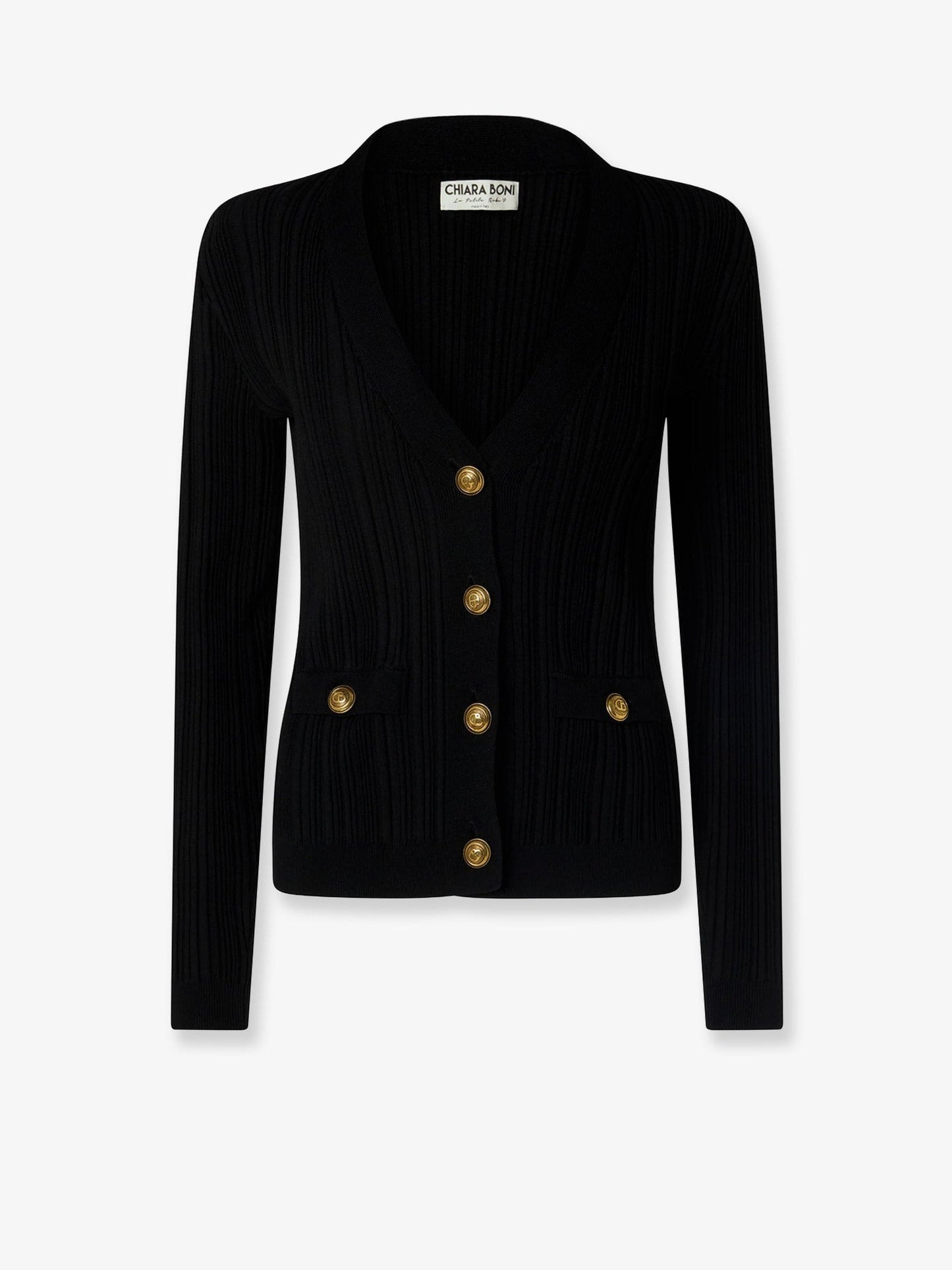 CHIARA BONI New Pepper viscose cardigan