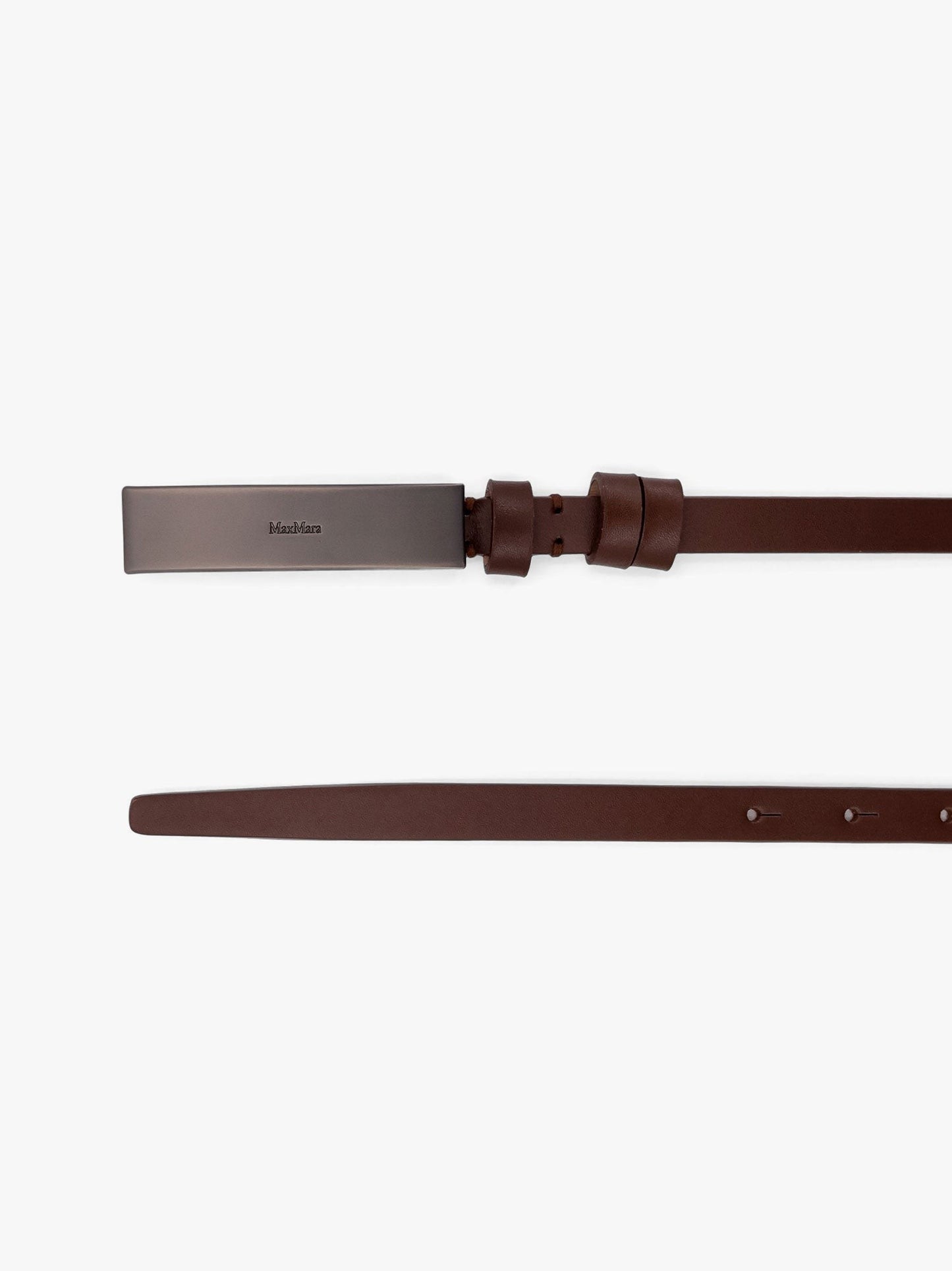 Max Mara New plate 15 max mara sfilata leather belt