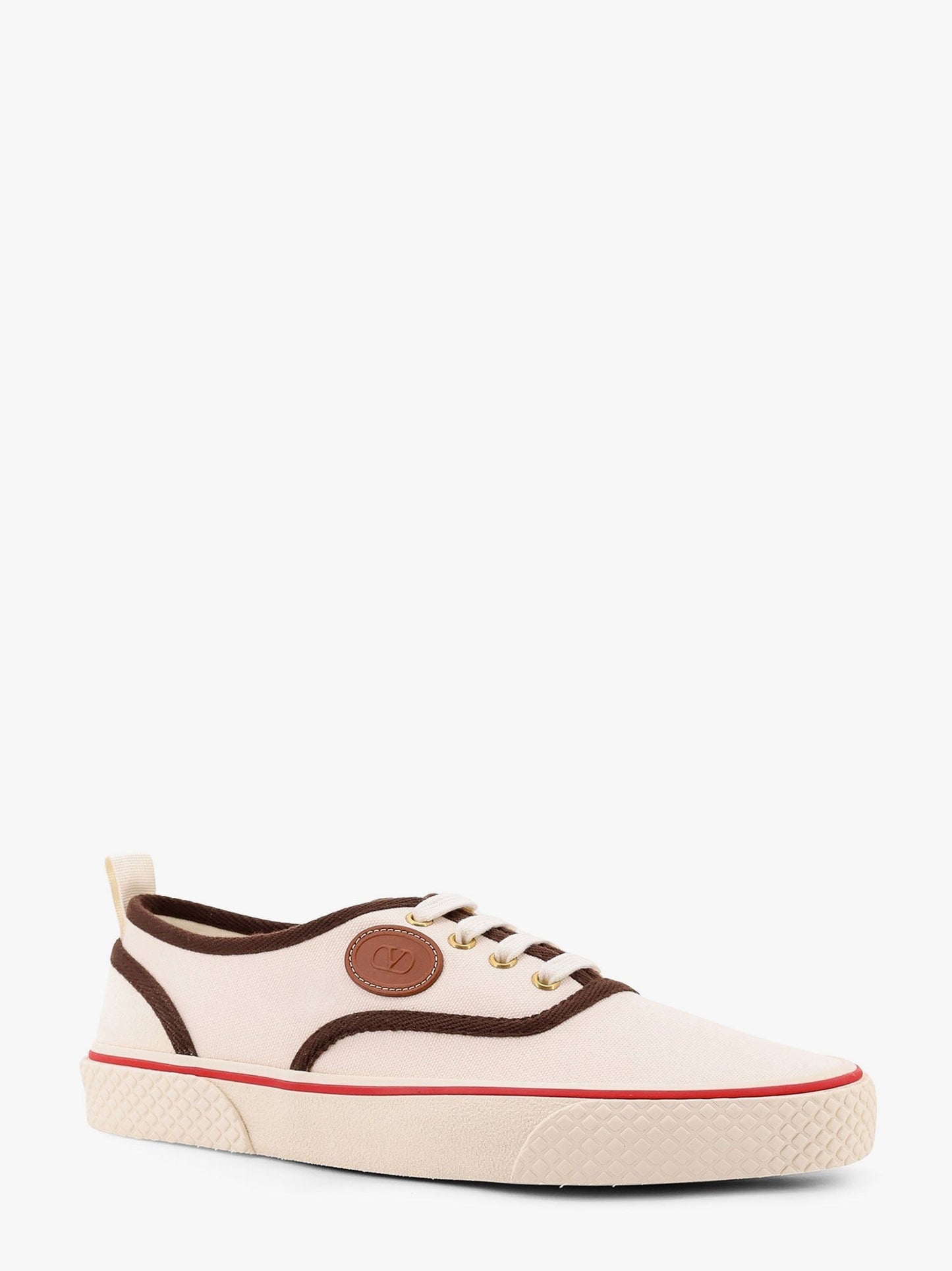 Valentino Garavani Nojoke canvas sneakers with contrasting profiles