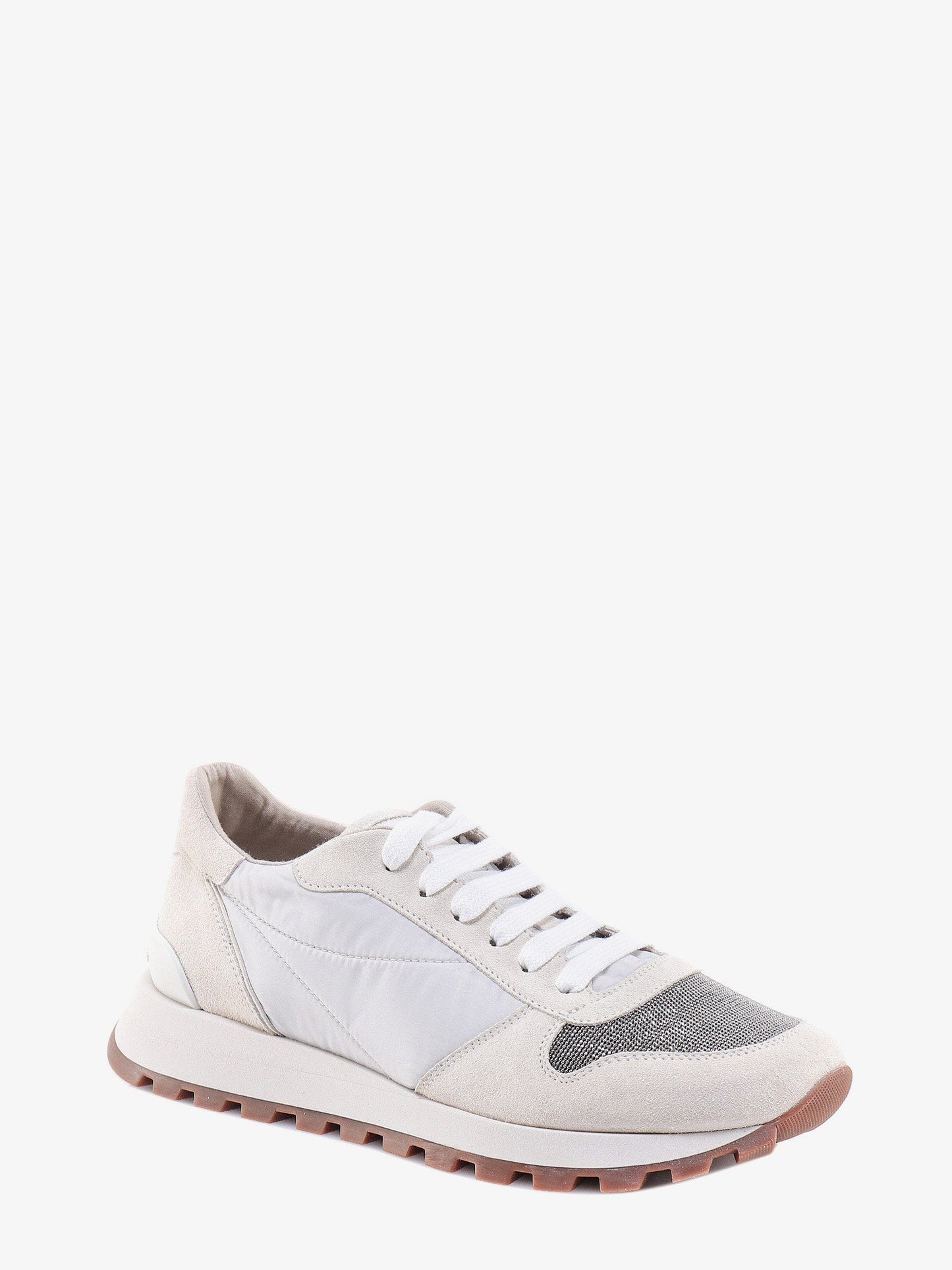 Brunello Cucinelli Nylon and suede sneakers