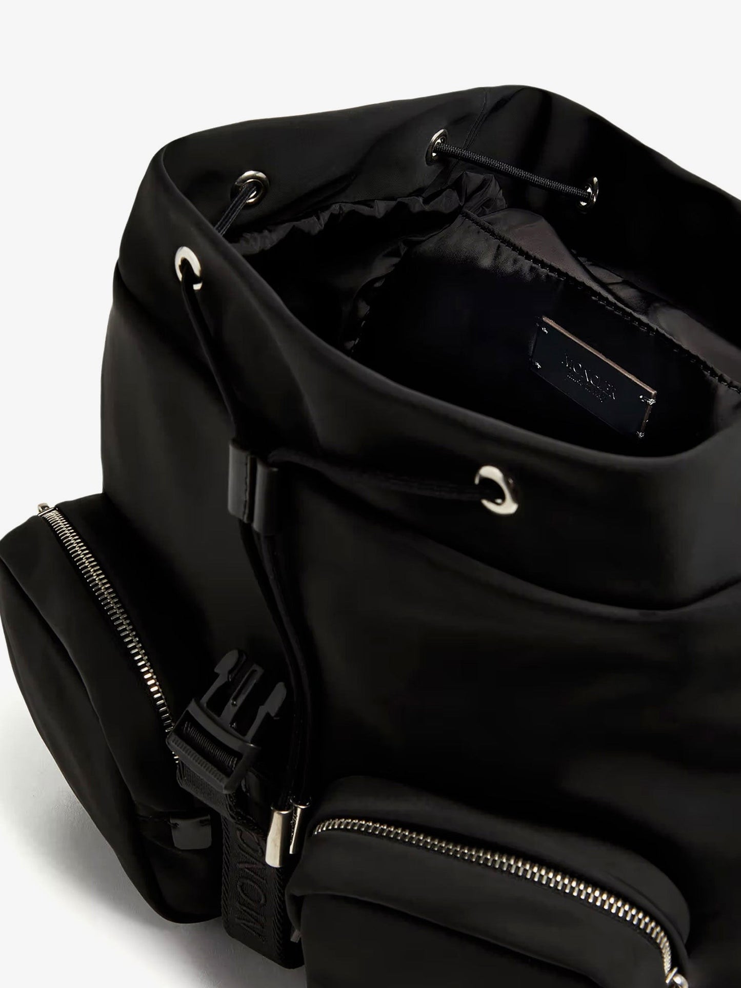 Moncler Nylon backpack with leather inserts