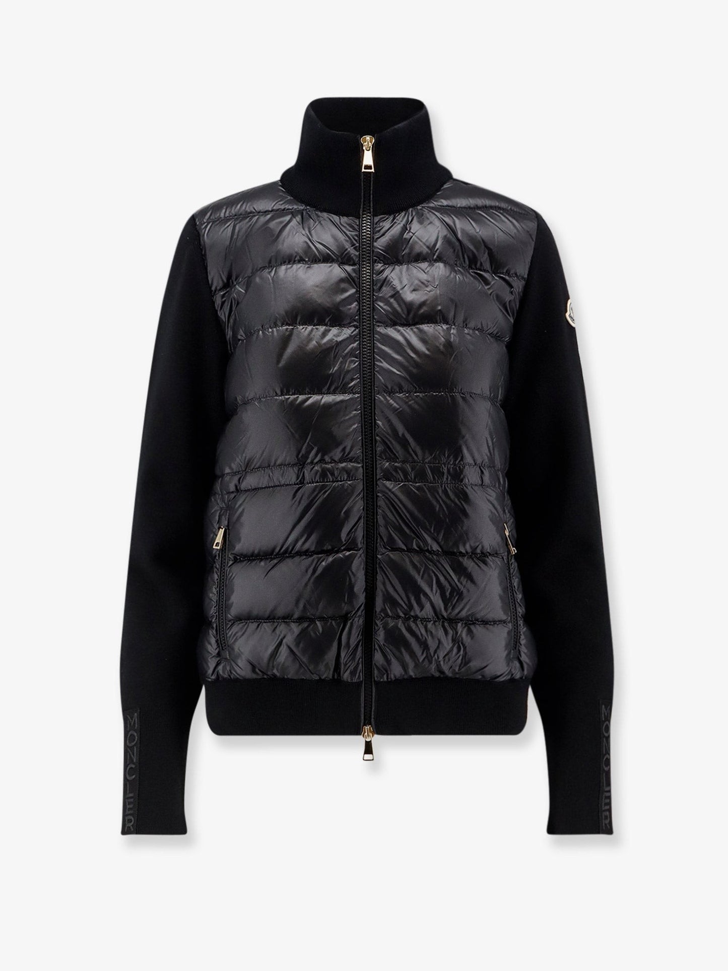 Moncler Nylon down jacket with virgin wool inserts