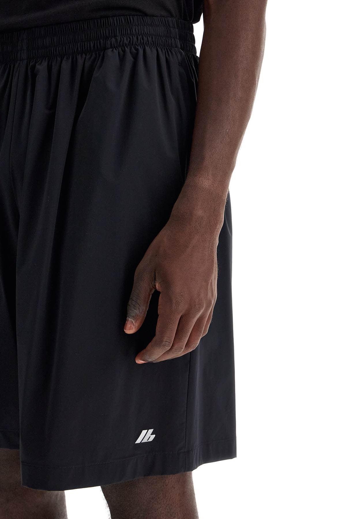 Balenciaga nylon stretch activewear bermuda shorts