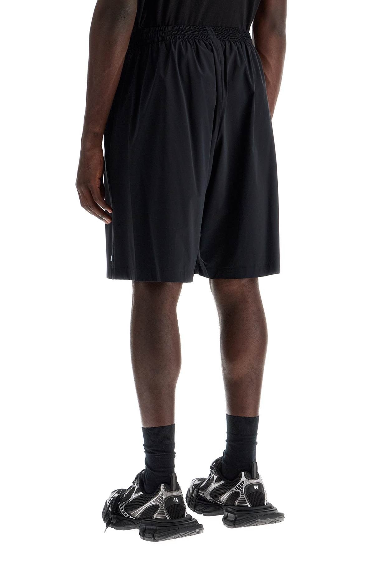 Balenciaga nylon stretch activewear bermuda shorts