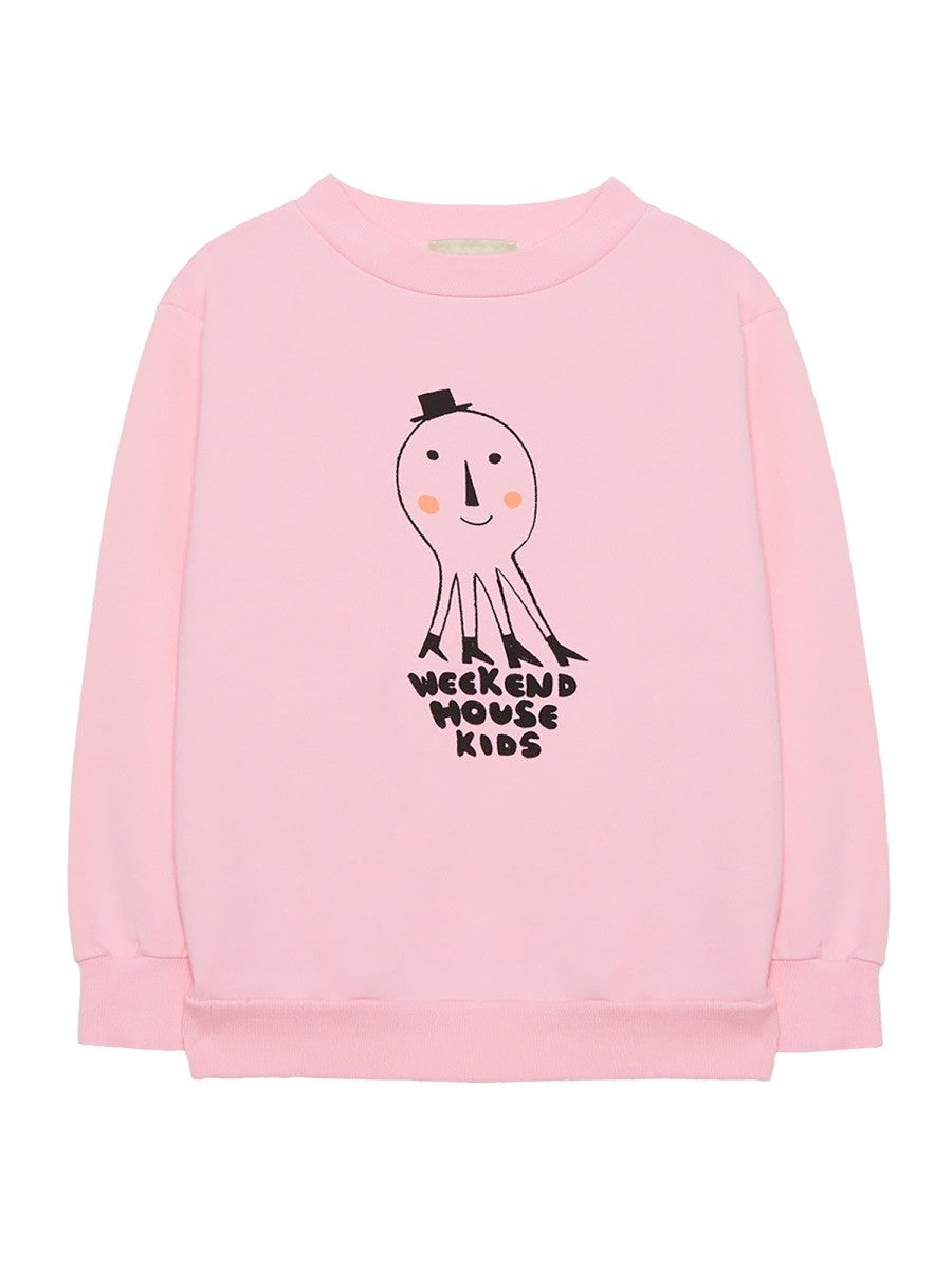 WEEKEND HOUSE KIDS OCTOPUS CREWNECK SWEATSHIRT