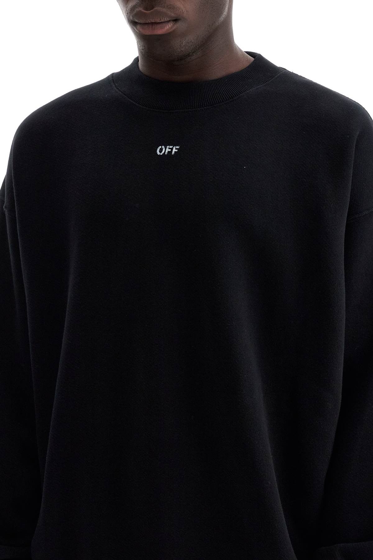 Off-white "off printed crewneck sweatshirt