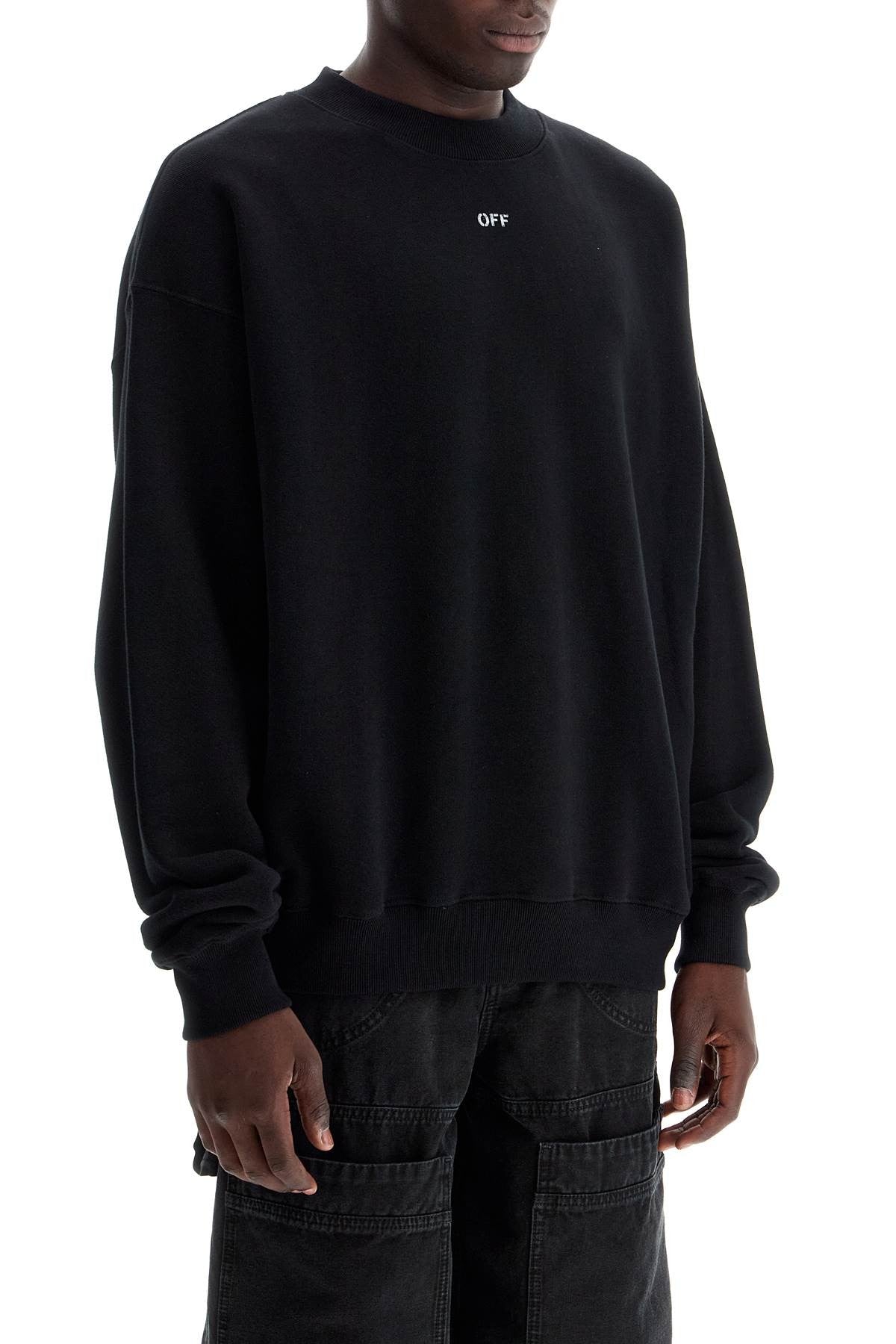 Off-white "off printed crewneck sweatshirt