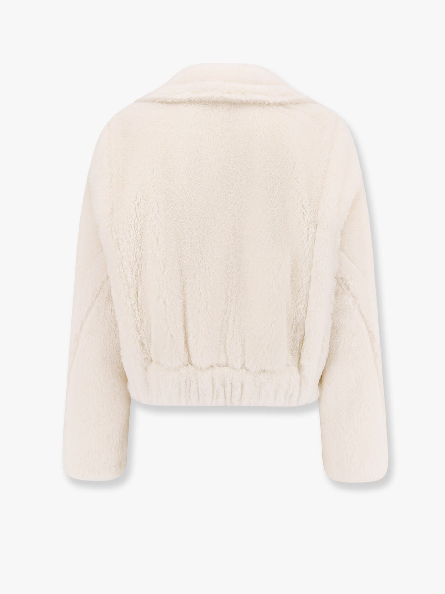 Max Mara Oggeri alpaca fur and virgin wool jacket