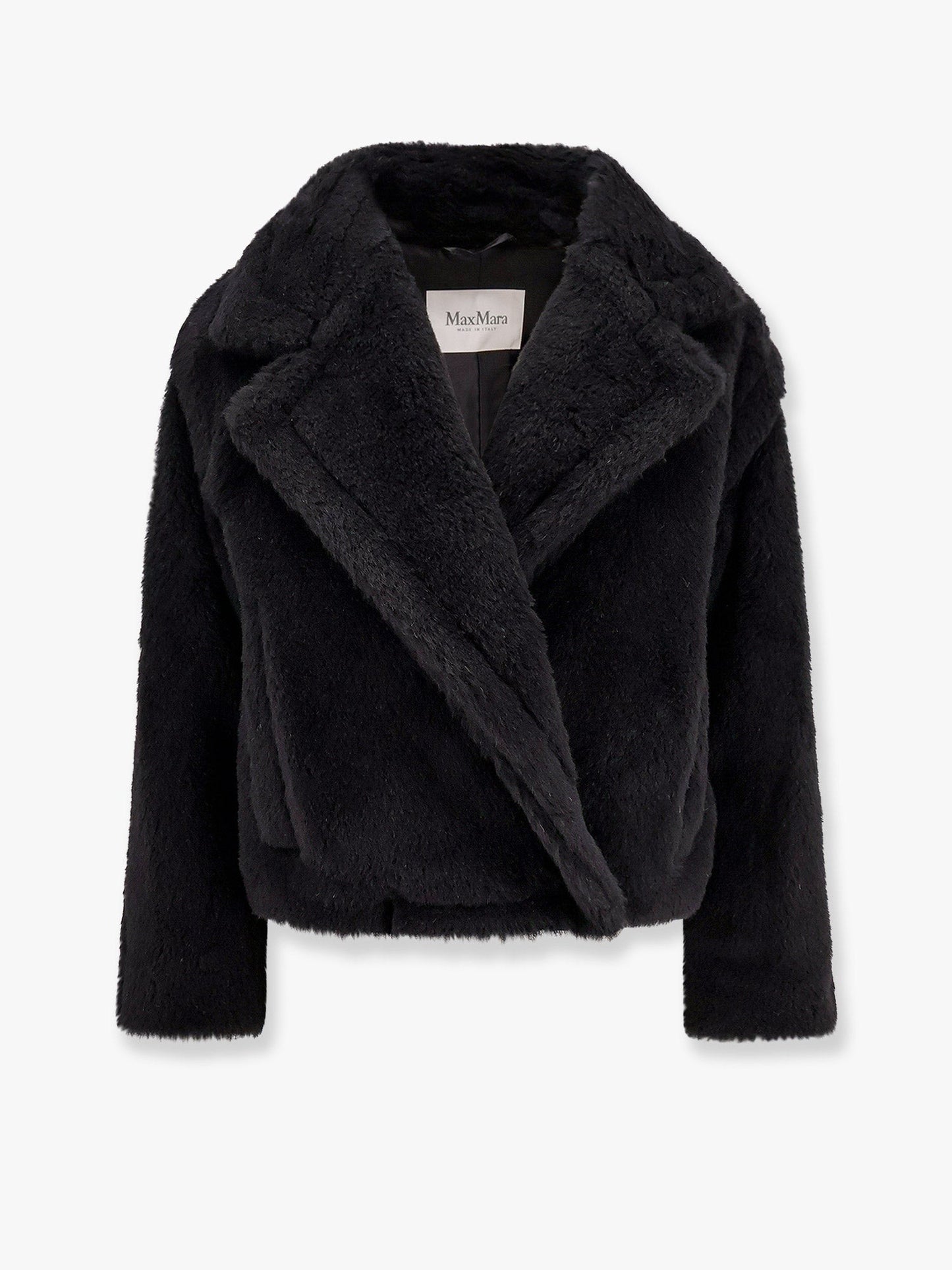 Max Mara Oggeri alpaca fur and virgin wool jacket