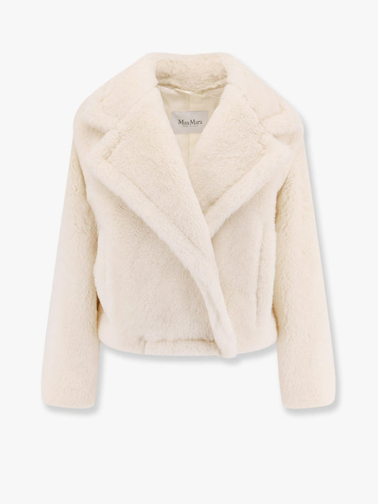 Max Mara Oggeri alpaca fur and virgin wool jacket