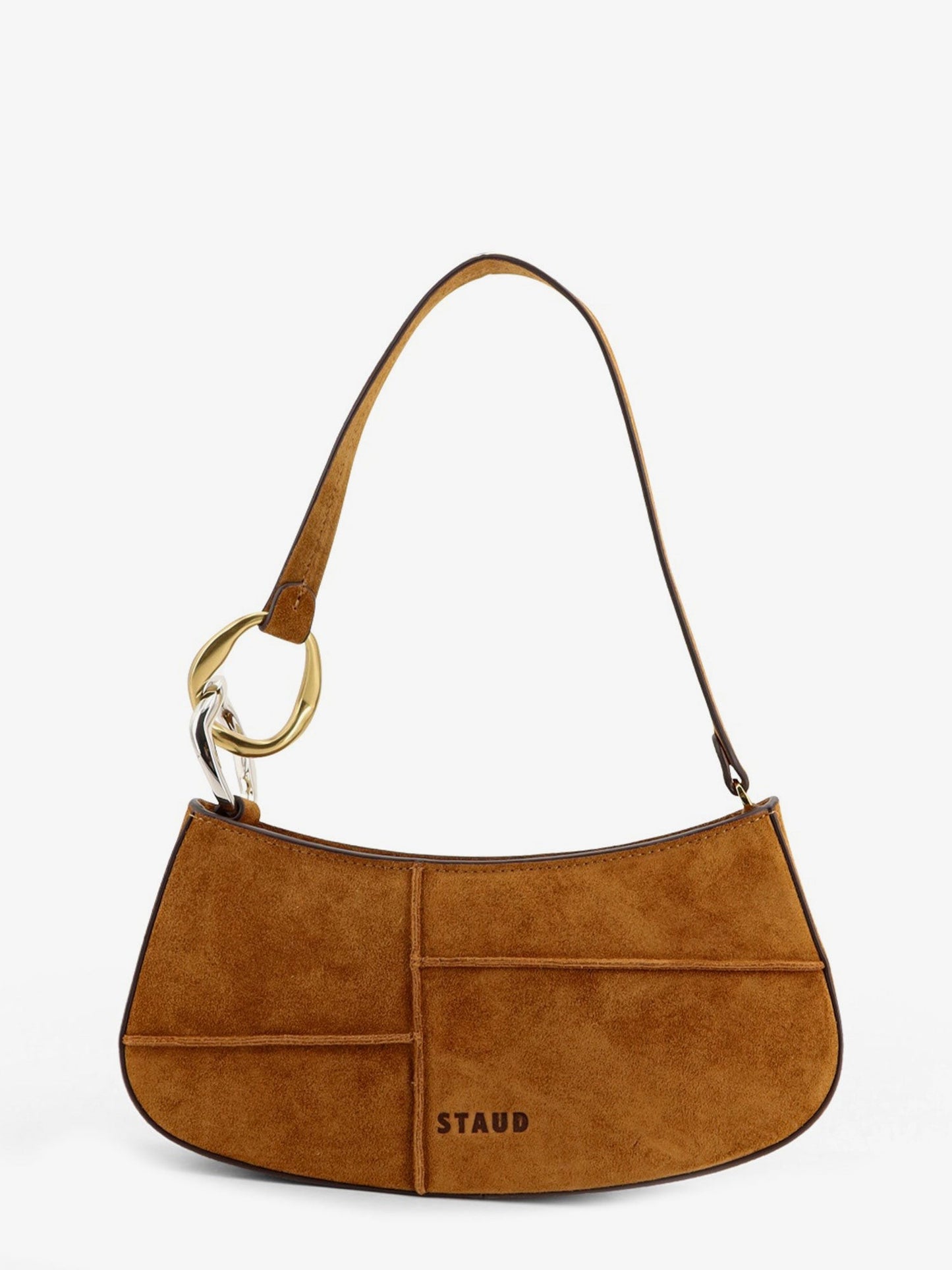 STAUD Ollie suede shoulder bag